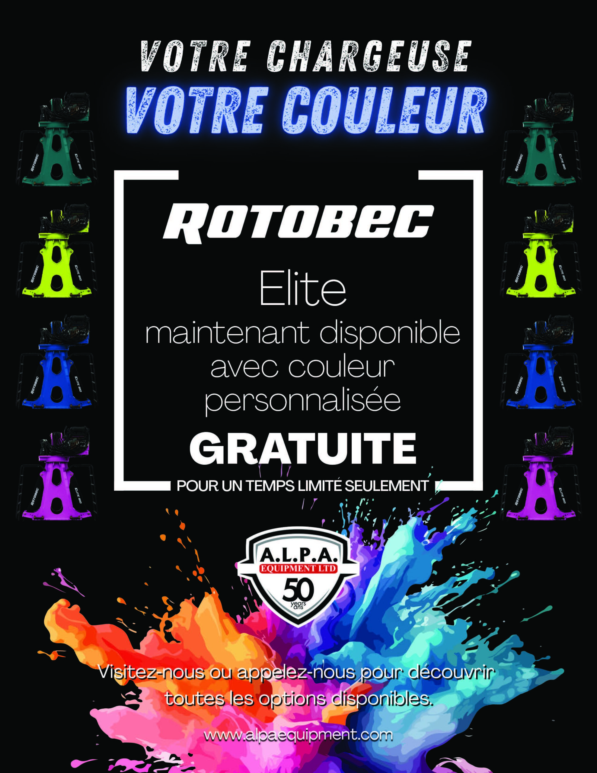 Promotion ALPA - Votre chargeuse, votre couleur