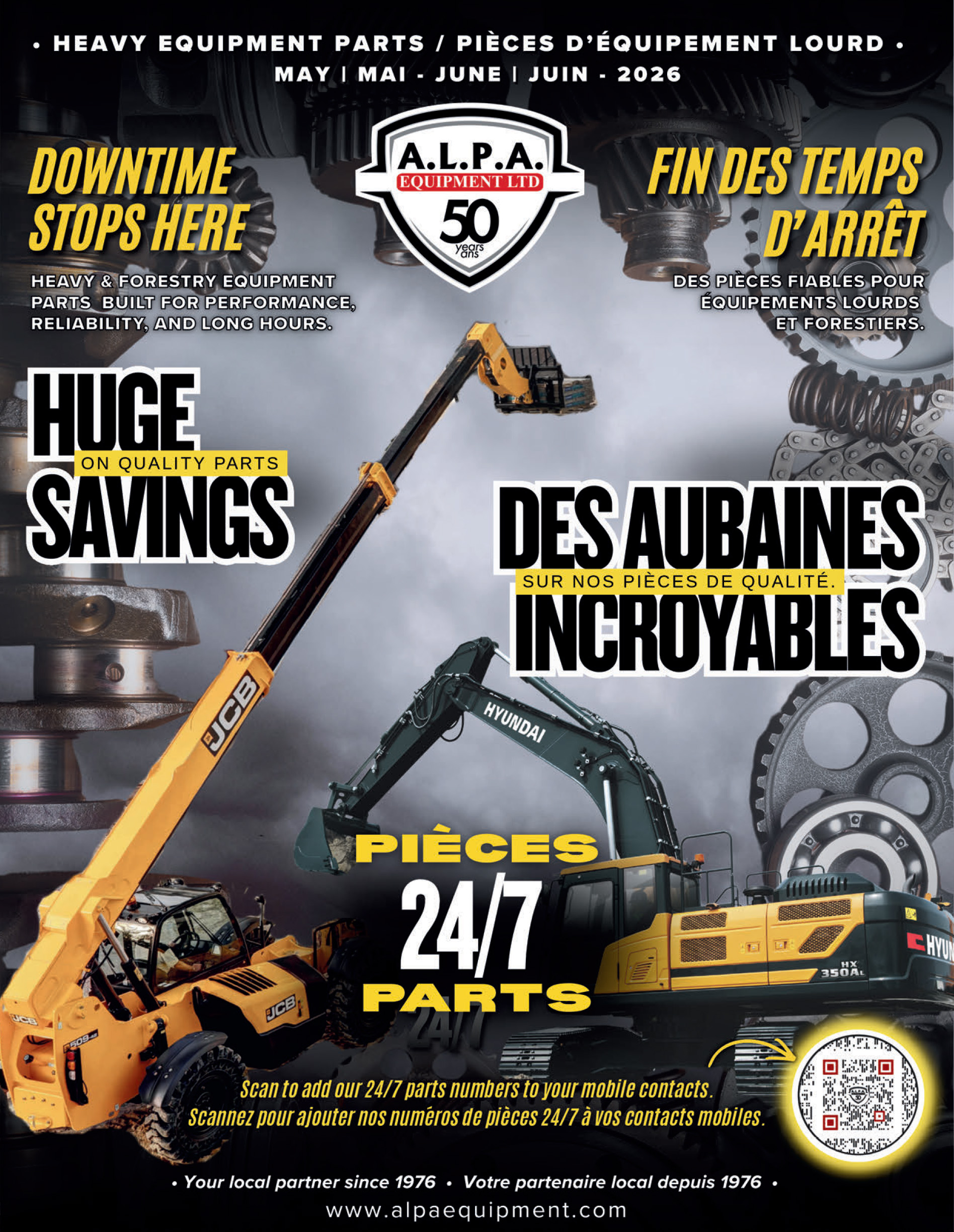 Promotion ALPA - Pièces d’équipement lourd – avril-juin 2026