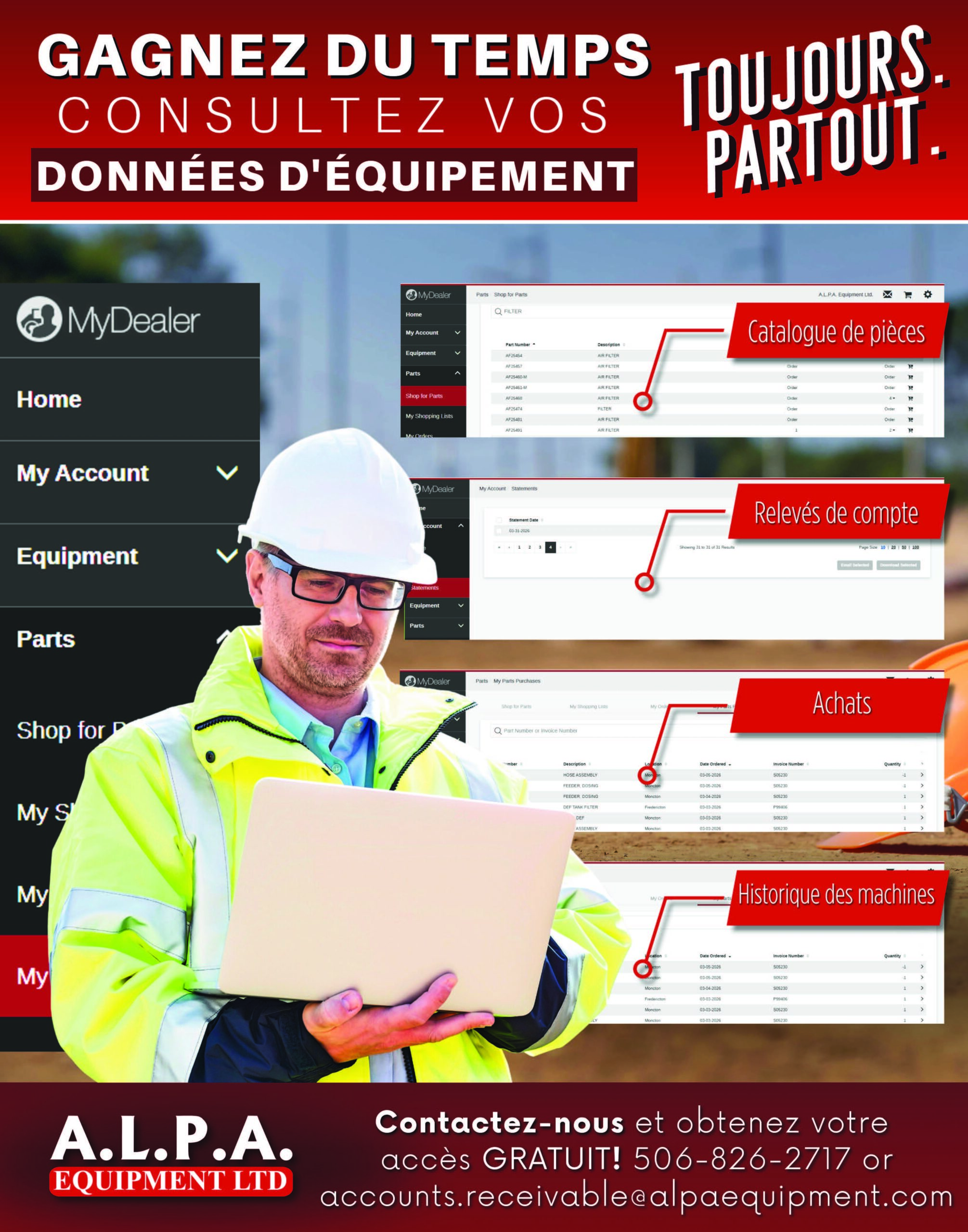 Promotion ALPA - Portail équipement – MyDealer