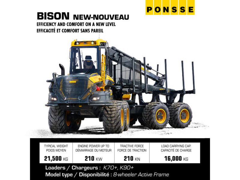 Ponsse Bison &ndash; New